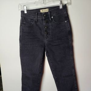 Madewell Button-front Skinny Jeans Size 24